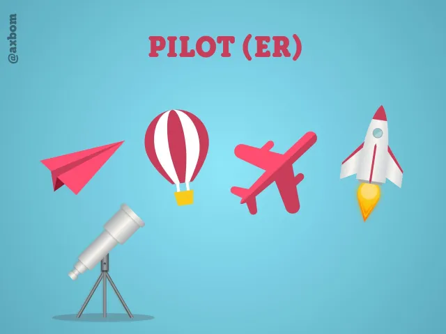 Pilot(s): A paper plane, a hot-air balloon, a plane and a rocket – and a telescope. After six months everyone expected the rocket, but what existed was the paper plane.